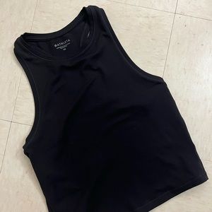 Black Fitted Athleta Crop Tank